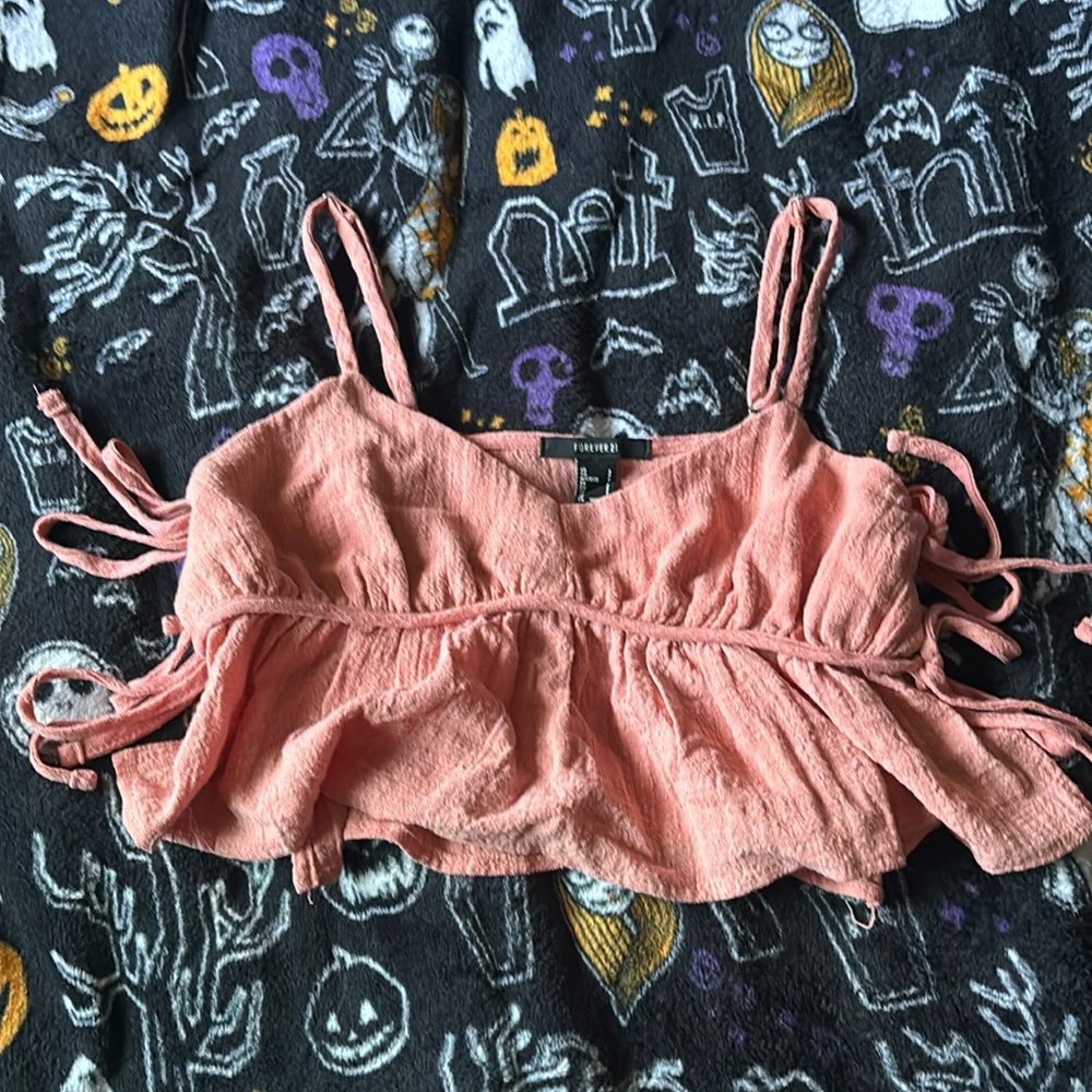Flowy summer crop top